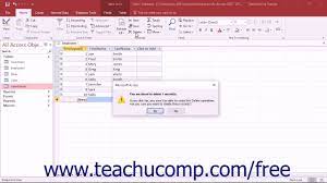 An orphan record is a record with reference to another record that does not exist. Access 2016 Tutorial Editing And Deleting Records In Datasheet View Microsoft Training Youtube