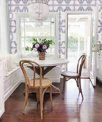 Candied Icing Lavender Wallpaper Cottage Dining Rooms Dining Room Design Home Decor