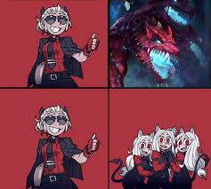 Made A Helltaker X Smite Crossover Meme Helltaker Cute Anime Character Anime Characters A Hat In Time