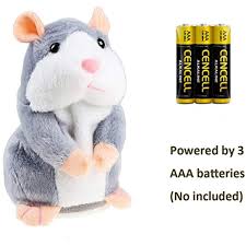 Talking Hamster Repeats What You Say Plush Interactive Toy Talking Record Mimics Plush Animal Toy Electronic Pet Bu Animal Plush Toys Pet Toys Talking Hamster