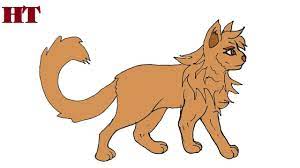 This lesson goes out to all you warrior cat fans who love a particular kitty that is orange in color and is a main figur. How To Draw A Warrior Cat Step By Step Cat Drawing Easy Youtube