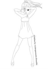 Topmodel Spring Outline By Vicsdesignerstudio On Deviantart Model Drawing Drawings Top Model