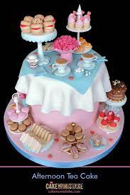 Anyone For Tea Afternoon Tea Cakes Afternoon Tea Birthday Cake Tea Party Cake