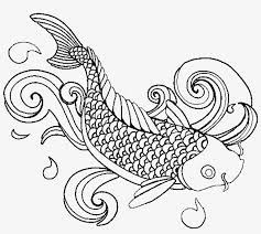 Fish has many interesting body parts that can be used as coloring areas. Koi Fish Coloring Pages Preschool Beautiful Koi Fish Colouring Page Fish Coloring Transparent Png 2000x1567 Free Download On Nicepng