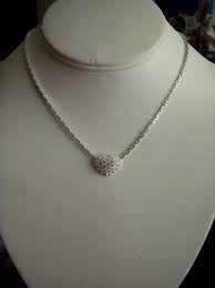 Vintage Pave Swarovski Heart Pendant Necklace Crystal Love Gift Holidays Never Worn Valentines Day Swarovski Heart Pendant Swarovski Heart Heart Pendant