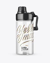 Using these minimalist free vodka mockups in psd, you will create a photorealistic presentation of your own vodka label and packaging design. Clear Sport Bottle With Water Mockup In Bottle Mockups On Yellow Images Object Mockups