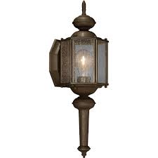 Progress Lighting Roman Coach Collection 1 Light 19 25 In Outdoor Antique Bronze Wall Lantern Sconce P5767 20 The Home Depot