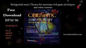 Free Cinematic Suspense Scary Background Music Key G Major Bpm 96 Zip Scary Backgrounds Suspense Epic Trailer