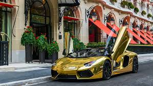 Wallpaper of lamborghini best lambo in the world 1920×. Hd Wallpaper Car Gold Vehicle Golden Supercar Lamborghini Aventador Wallpaper Flare