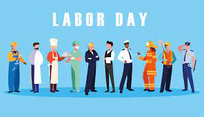 Labor day, or labour day in canada, is a an annual holiday in the united states and canada, observed on the first monday in september, that celebrates the economic and social contributions of workers. Labour Day Celebration With Group Professionals 667166 Vector Art At Vecteezy