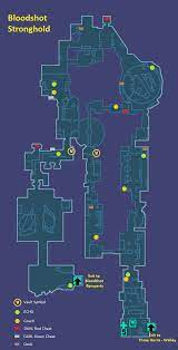 In the room with the cells if i think of the right room you have to get up on those pipelines and if you walk them. Bloodshot Stronghold Borderlands Wiki Fandom