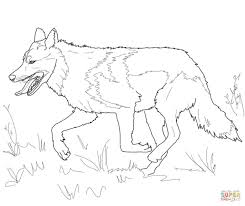 Black And Grey Wolf Drawing Running Mexican Grey Wolf Coloring Page Jpg 1200 1007 Wolf Colors Horse Coloring Pages Coloring Pages