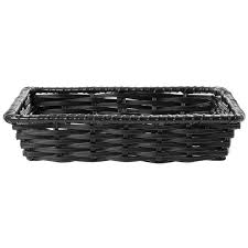We offer a buying guide for black wicker basket with handle, and we provide 100% genuine and unbiased information. Hubert Black Plastic Wicker Basket 10 L X 12 W X 2 1 2 H Walmart Com Walmart Com