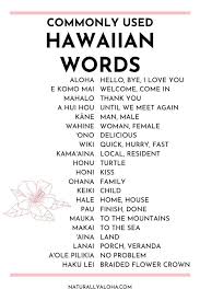 Top Hawaiian Words To Know Before You Go Hawaiian Words And Meanings Hawaiian Quotes Hawaii Language