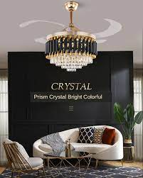 A ceiling fan is one of the best ways to save energy and money. 110v 220v Led Crystal Ceiling Fan Light Restaurant Beautiful And Generous Home Simple Ceiling Fans With Lights Ceiling Fans Aliexpress