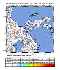 Gempa bumi di sabang, rabu 12 mei 2021, pukul 10.19 wib. Gempa Hari Ini 2021 Gempa 4 3 Sr Guncang Baturube Morowali Utara Sulteng Ini Penjelasan Bmkg Tribun Batam