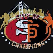 Sf49ers And Sfgiants Unite Again Go Niners Questforsix Superbowlbound Sf Giants Baseball San Francisco 49ers Football 49ers