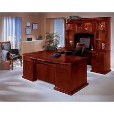 Dmi Del Mar Executive U Shape Bow Front Desk With Right Return Desk Home Furniture
