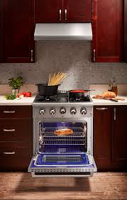 Main features include two 18,000 btu sealed single burners, two Thor Kitchen 4 2 Cu Ft Professional Dual Fuel Range In Stainless Steel Stainless Steel Hrd3088u Best Buy