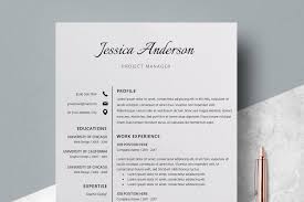 Is it finally time for cover letters to die? Resume Template Cv Cover Letter Jessica Anderson 188469 Resume Templates Design Bundles