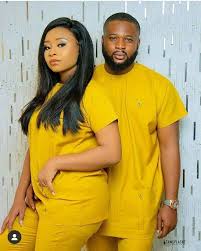 Black And Yellow Outfits For Couples African Clothing For Couples Ankara For Couples Plain And Etsy In 2020 African Clothing Couples African Outfits Latest African Fashion Dresses
