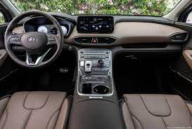 Buyers can choose from a pair of. Hyundai Santa Fe 2021 Images Pictures Gallery