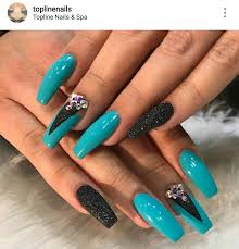 Square Nails Acrylic Nails Turquoise Nails Turquoise Acrylic Nails Turquoise Nails Acrylic Nail Tips