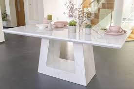 Great savings free delivery / collection on many items. Urban Deco Milan 160cm White Marble Dining Table Cfs Furniture Uk