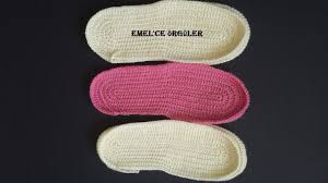 Patik Orgu Taban Yapimi Tig Isi Kendin Yap Ogreniyorum Slippers Pinterest Crochet Videos And Crochet