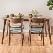 At home in a kitchen or dining room, the dining table can be paired with a variety of dining chairs to create an inviting and stylish dining atmosphere. Mid Century Modern Kitchen Dining Room Sets You Ll Love In 2021 Wayfair
