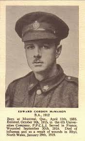McMahon Edward Gordon : Flintshire war memorials