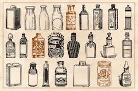 120 Vintage Bottles Flasks Vials Bottle Drawing Vintage Bottles Flask Drawing
