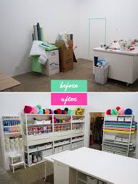 See more ideas about craft room organization, craft room, sewing organization. Oh Joy Studio Craft Room Before And After Craft Room Craft Room Design Dream Craft Room
