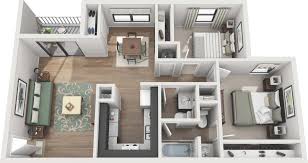 Both functional and customizable, these plans typically consist of a freestanding structure detached from the main home. Luxury 2 Bedroom Apartment Plan Novocom Top