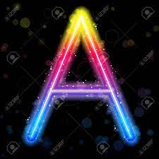 Or display around classroom walls as a handy alphabet writing aid. Alphabet Rainbow Lights Glitter With Sparkles Royalty Free Cliparts Vectors And Stock Illustration Image 7603589