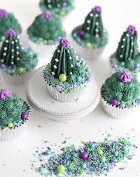 They would also make a wonderful homemade gift and they are perfect for a tea party or garden party. Sprinkled Cactus Cupcakes Tutorial Sugar Sparrow
