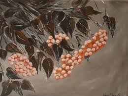 Sie haben grundsätzlich die möglichkeit der abholung bei karin haase, innlände 8. Eberesche Schnee Kupfer Acrylmalerei Winter Von Karin Haase Bei Kunstnet