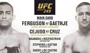 We did not find results for: Ufc 249 Uk Start Time When Will Ferguson Vs Gaethje Card Begin In The Uk Ufc Sport Express Co Uk