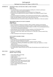 Surgery Nurse Resume Samples Velvet Jobs