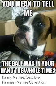YOU MEAN TO TELL ME THE BALL WASIN YOUR HANDTHE WHOLE TIME Funny ...