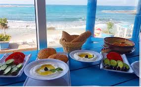 Judging by the grey floors, white walls, and stunning view of the mediterranean, you'd think this tranquil rooftop was yet another restobar in santorini, but it's not. Bebatrouni Lebanon In A Picture