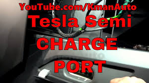 The tesla go electric section does not address how many miles per hour of charging you get with the 1772 public station charger. Tesla Semi Charge Port Only Known Photo Video Megacharger Youtube