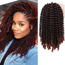 The hair in nubian twist braids is wound tightly to have the appearance and flexibility of a spring. Amazon Com 4 Packs Spring Twist Hair Crochet Braids 8 Inch Ombre Spring Twists Passion Twist Crochet Hair Water Wave For Butterfly Locs Nubian Twist Crochet Braiding For Black Women Braiding Hair