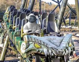 A 50 meter high, 1200 meters long intamin mega coaster with a maximum speed of 113 kmph. Walibi Belgium Walibi Band