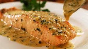 Season the salmon on all sides with salt and pepper. Perfect Pan Seared Salmon With Lemon Butter Cream Sauce Easy Meals With Video Recipes By Chef Joel Mielle Recipe30