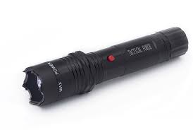 Tactical Force Flashlight Stun Gun Black