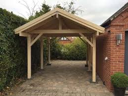 Aleko 10'x20' steel frame carport kit party tent polyethylene removable walls. Wooden Carport Robert 3 15m X 5 1m In Sheds Carports Carports 3m X 6m Wooden Carports Carport Carport Designs