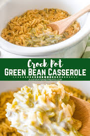 This Is The Best Crockpot Green Bean Casserole Recipe To Make As A Quick Side Greenbean Casserole Recipe Green Bean Casserole Crock Pot Slow Cooker Green Beans