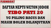Perhitungan weton jodoh sendiri sudah dilakukan sejak dulu. Kelemahan Kelebihan Neptu Weton Jodoh Ketemu 20 21 22 23 24 25 Primbon Jawa Syari Ah Ms170 Youtube