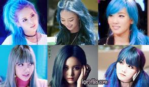 Blue hair is simply epic! Who Rocks Blue Hair Kpop Female Edition Updated